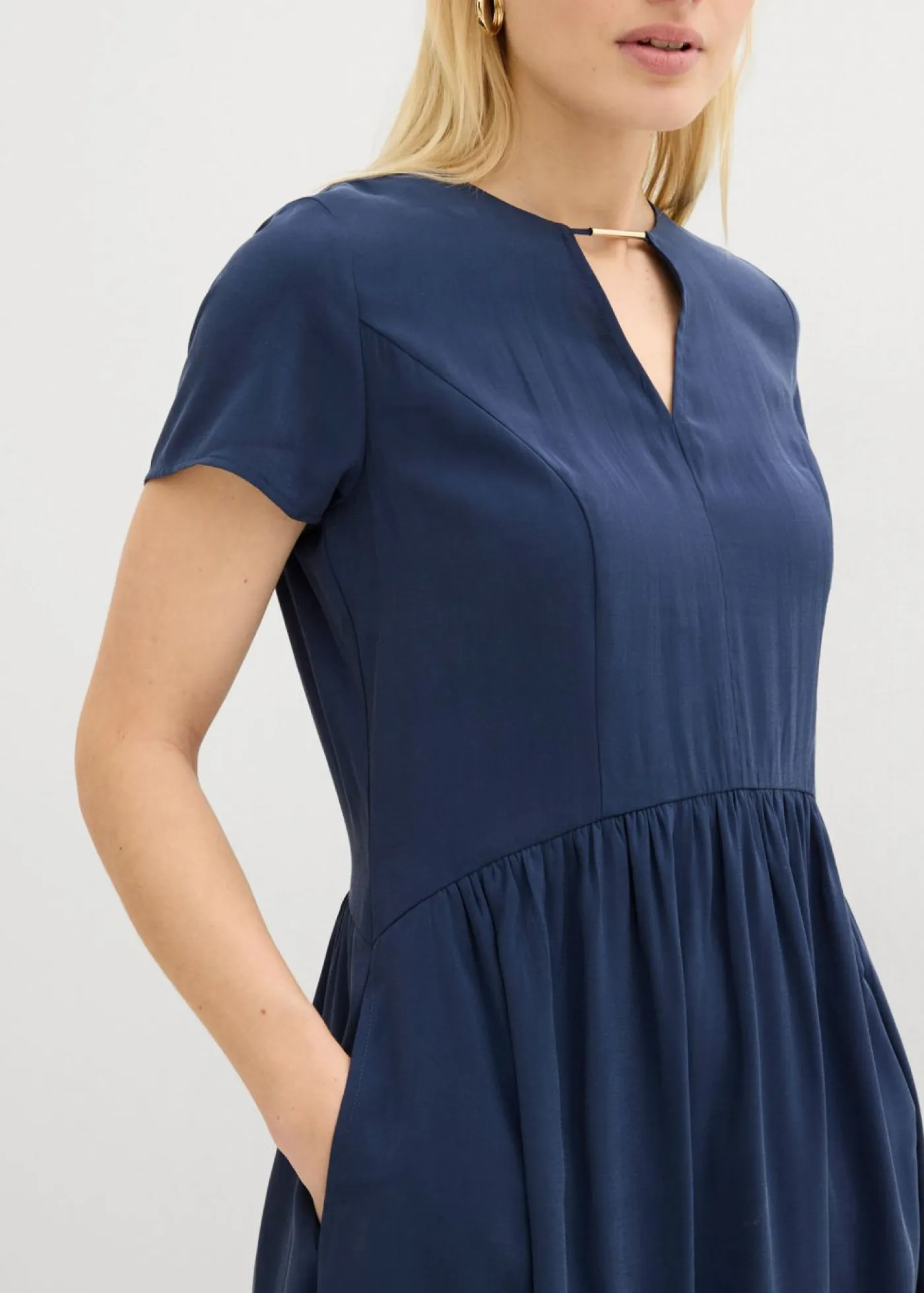 Best Vestido de mezcla de viscosa fina Mujer Vestidos|Novedades