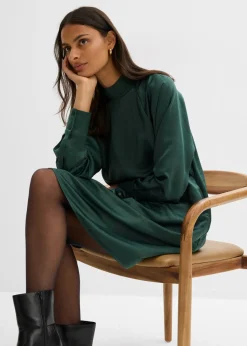Vestido de mezcla de viscosa Mujer Esenciales|Vestidos