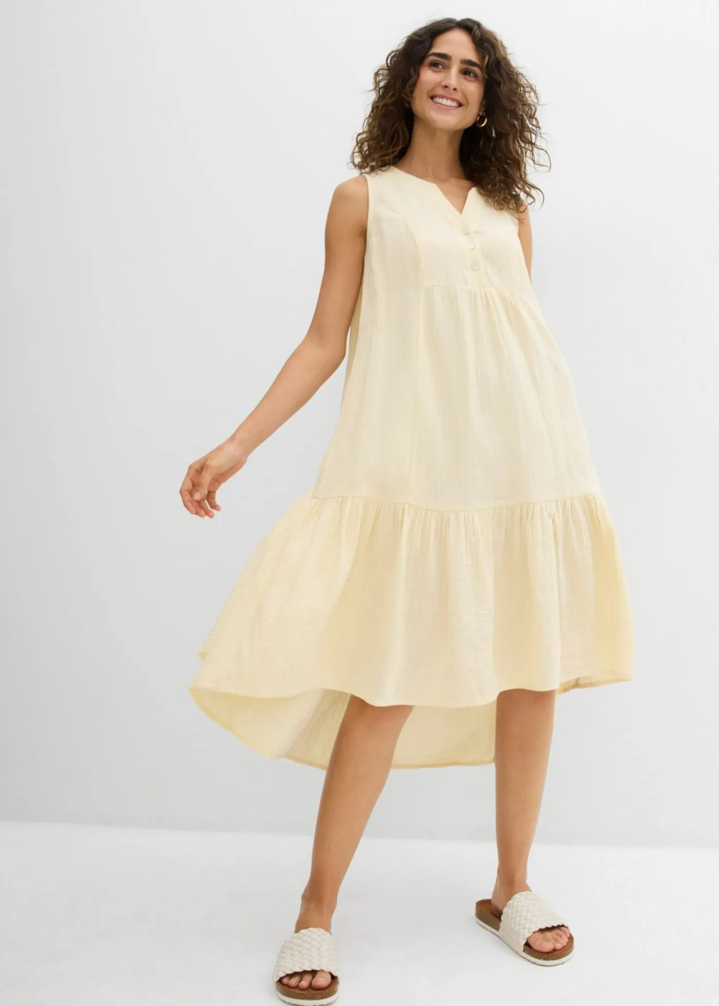 Discount Vestido de muselina ligera Mujer Vestidos