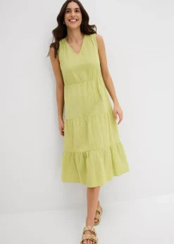 Clearance Vestido de muselina suave Mujer Vestidos