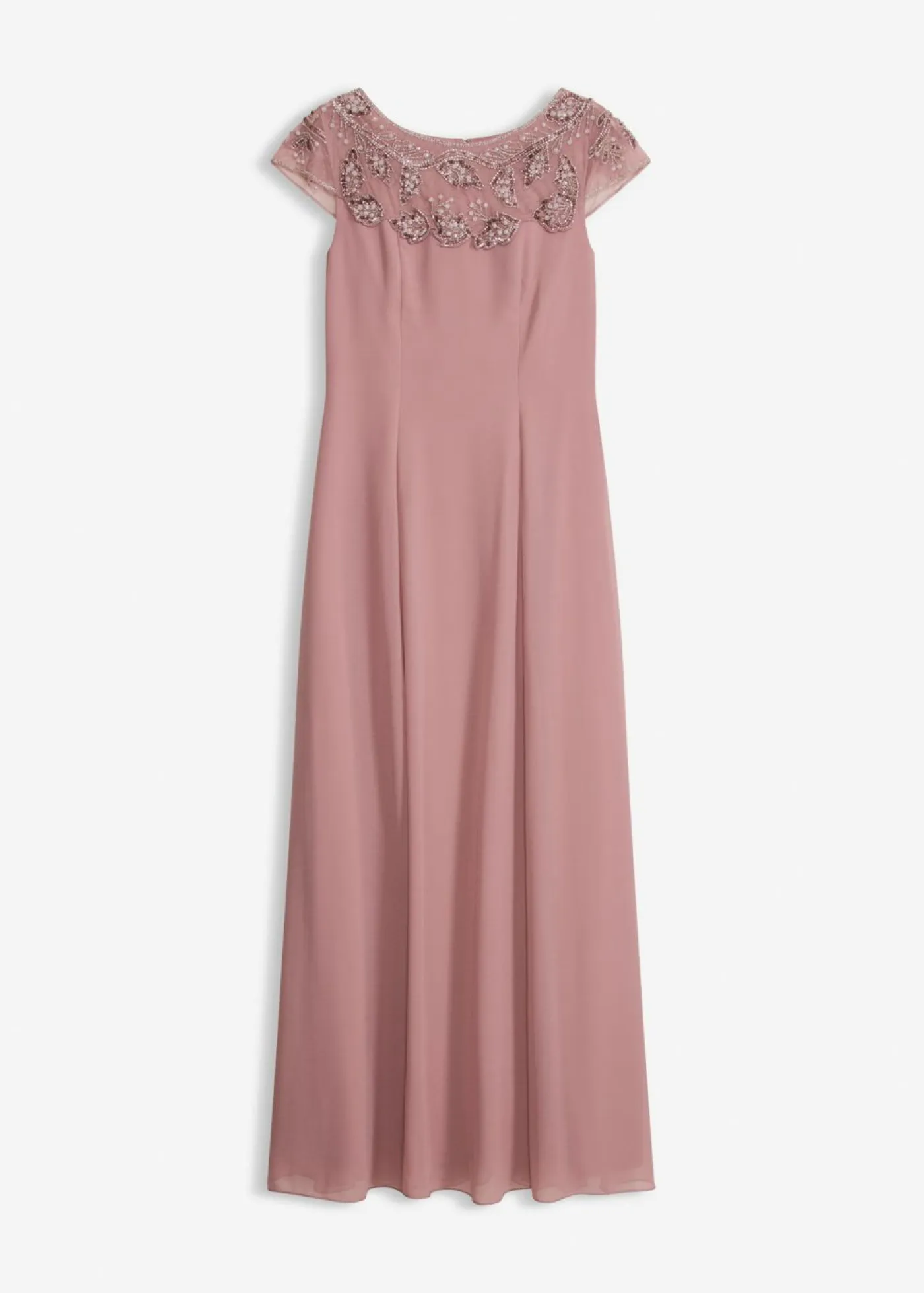 Online Vestido de noche con aplicación de encaje Mujer Vestidos|Novedades