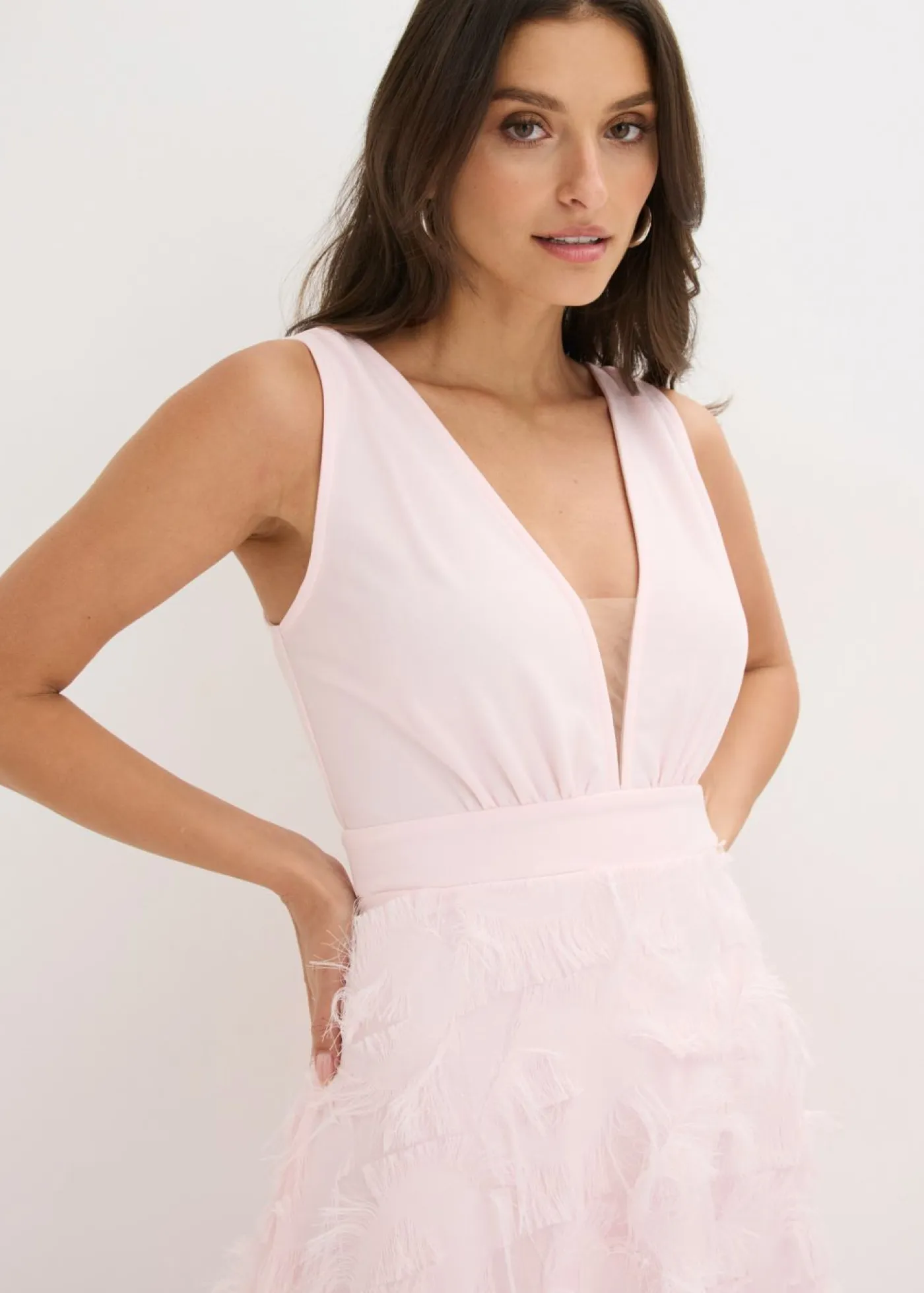 Hot Vestido de noche con detalle de encaje deshilachado Mujer Vestidos|Ropa Elegante