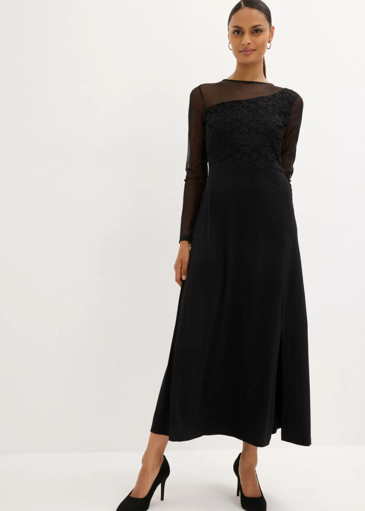 Vestido de noche con encaje Mujer Tallas Pequeñas|Vestidos