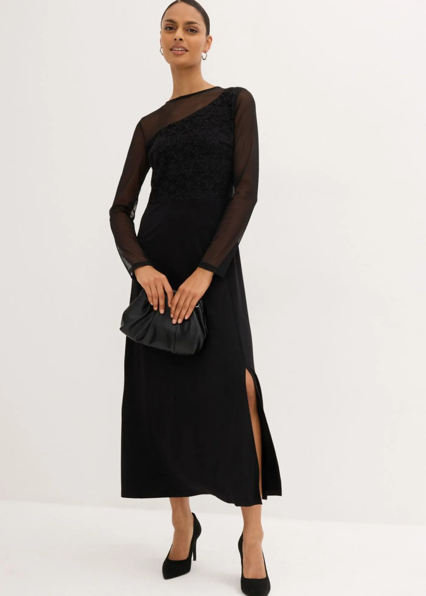 Vestido de noche con encaje Mujer Tallas Pequeñas|Vestidos