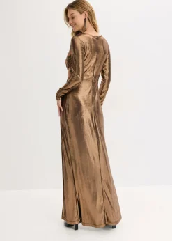 Sale Vestido de noche de punto fino con brillo Mujer Vestidos|Ropa Elegante