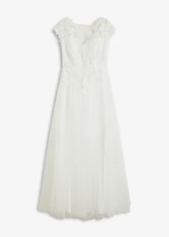 Vestido de novia de tul con encaje Mujer Vestidos