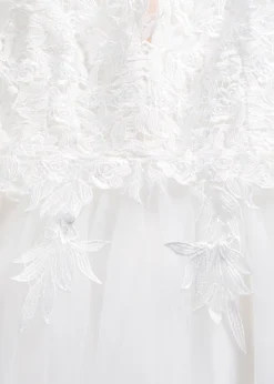 Clearance Vestido de novia de tul y encaje Mujer Vestidos|Tallas Pequeñas