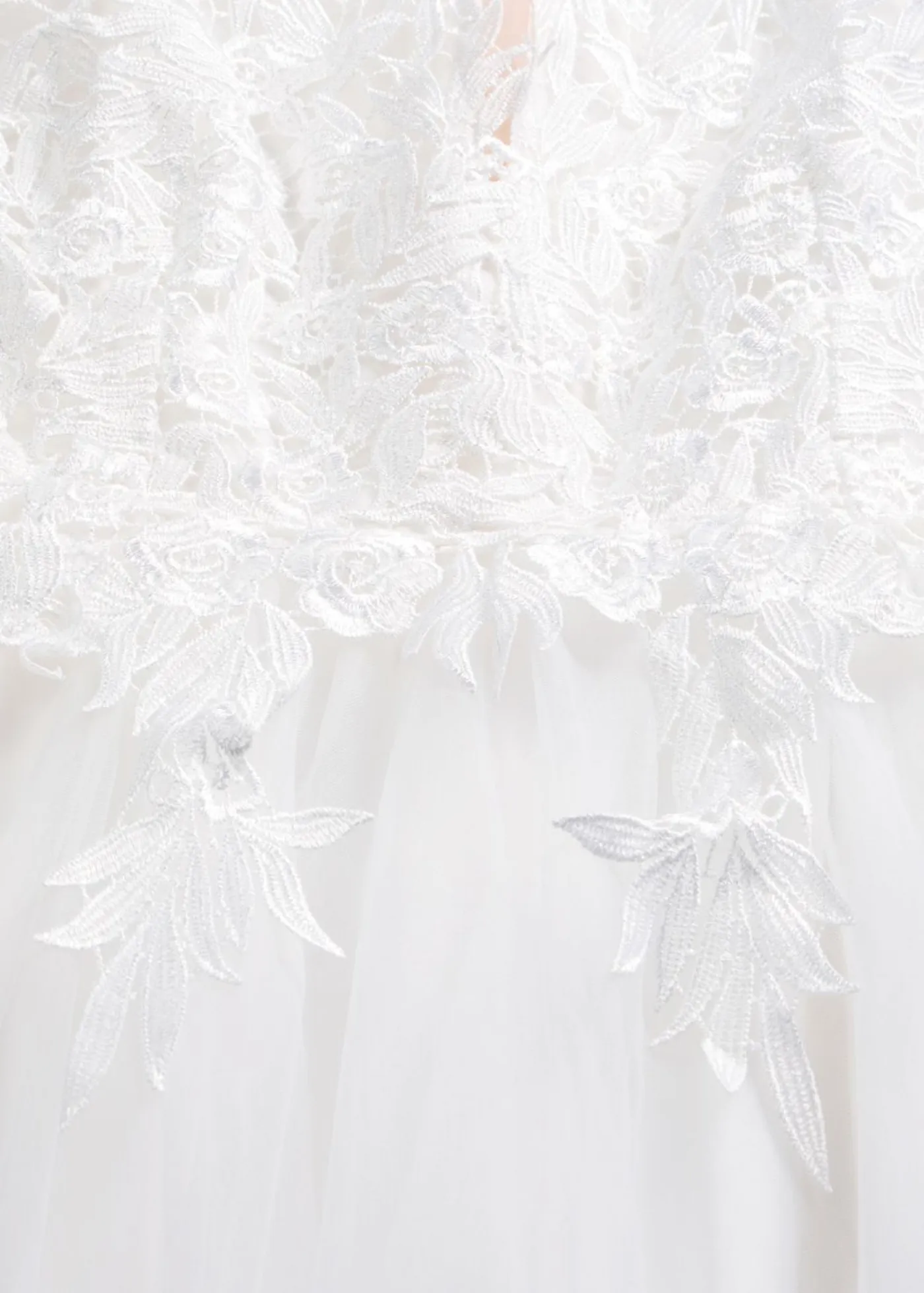 Clearance Vestido de novia de tul y encaje Mujer Vestidos|Tallas Pequeñas
