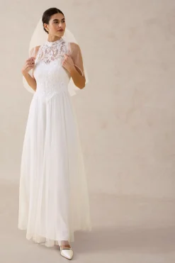Hot Vestido de novia de tul y encaje Mujer Vestidos