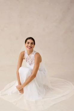 Hot Vestido de novia de tul y encaje Mujer Vestidos