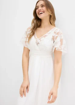 New Vestido de novia premamá 2 en 1 con función de lactancia Mujer Premamá