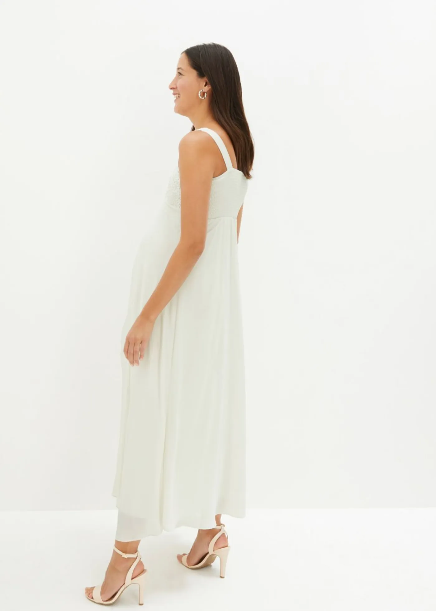 Outlet Vestido de novia premamá con encaje Mujer Premamá