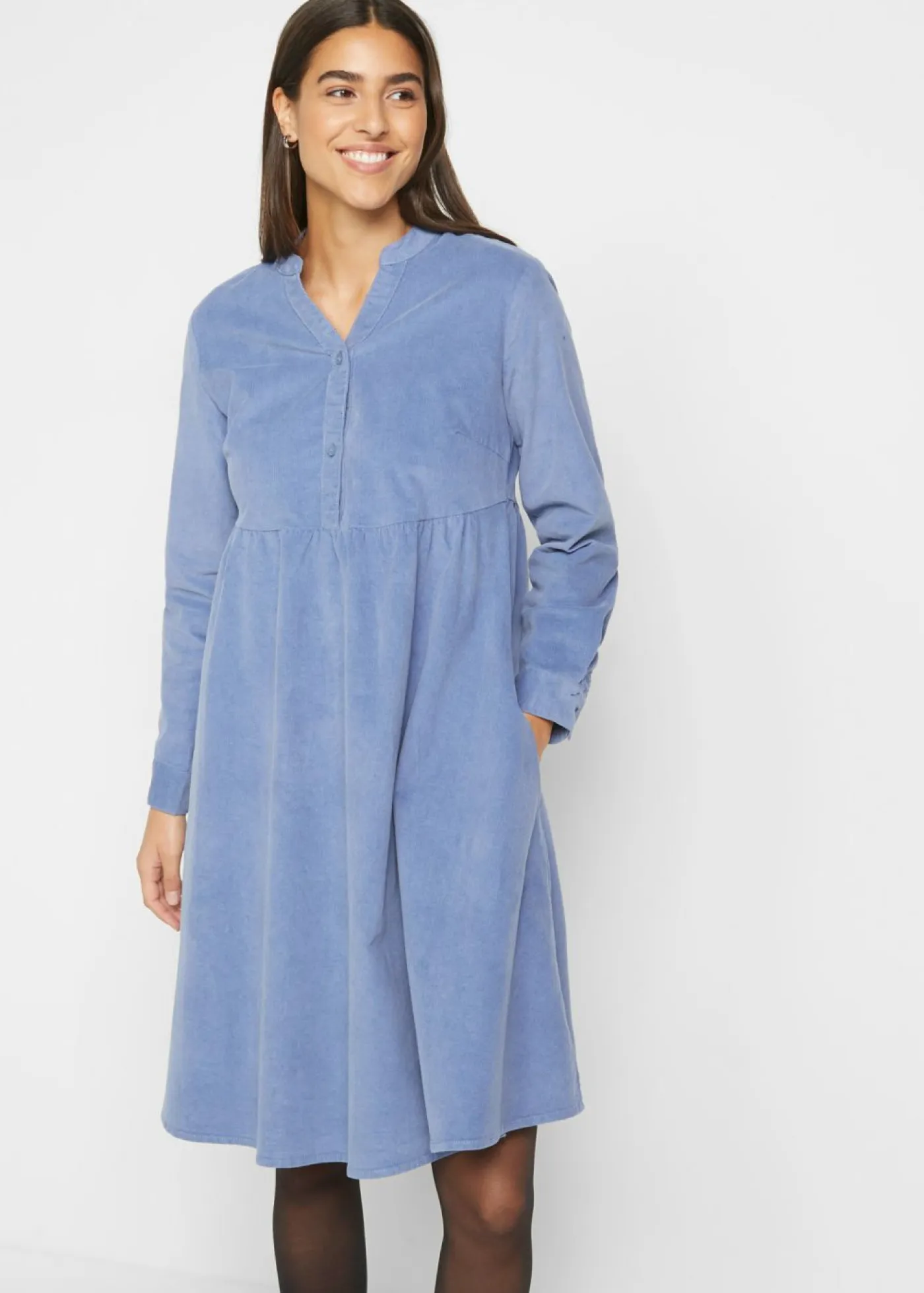 Vestido de pana de algodón Mujer Vestidos