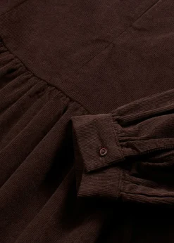 Clearance Vestido de pana de algodón Mujer Vestidos
