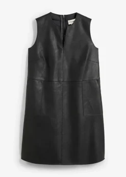 Online Vestido de piel sintética Mujer Esenciales|Vestidos