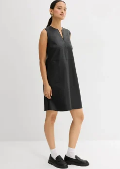 Online Vestido de piel sintética Mujer Esenciales|Vestidos