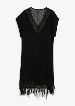 Sale Vestido de playa transparente de viscosa Mujer Ropa De Playa|Vestidos