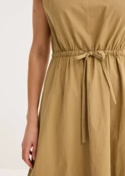 Online Vestido de popelín de algodón Mujer Vestidos