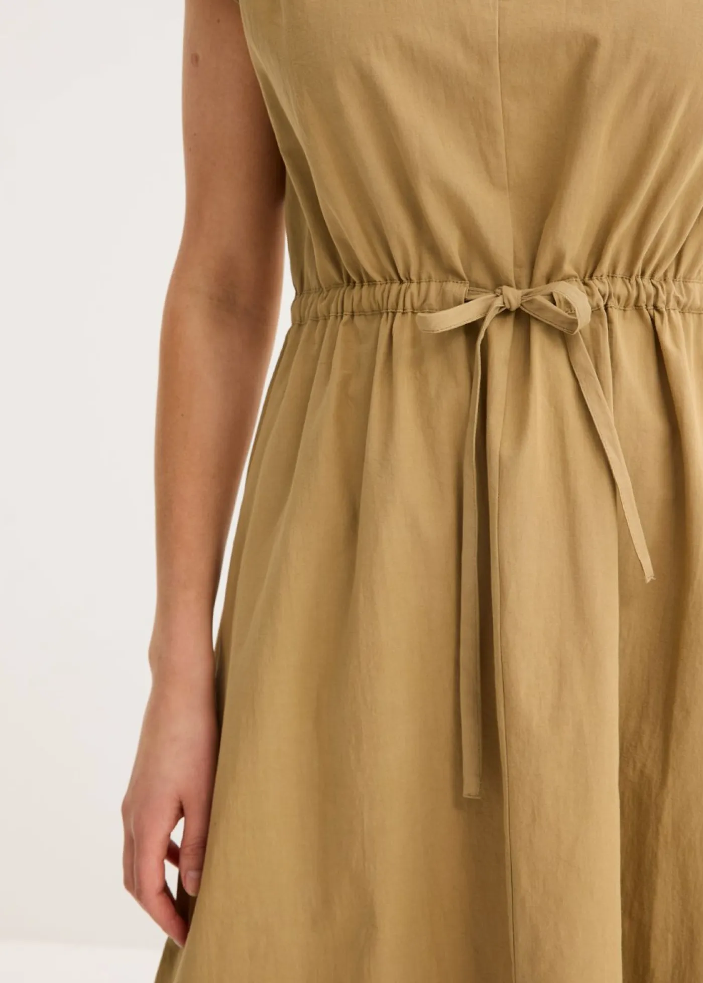 Online Vestido de popelín de algodón Mujer Vestidos