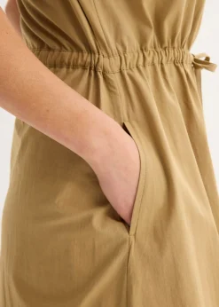 Online Vestido de popelín de algodón Mujer Vestidos