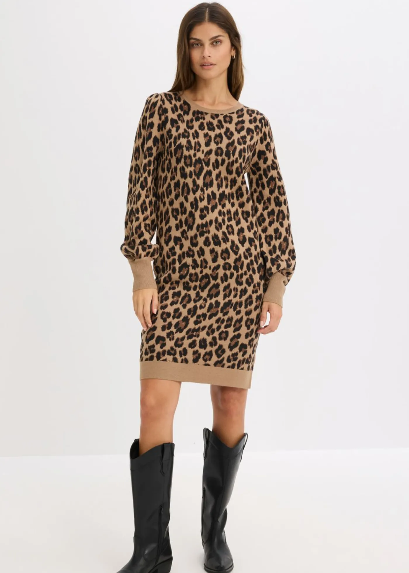 New Vestido de punto Mujer Vestidos|Tallas Pequeñas