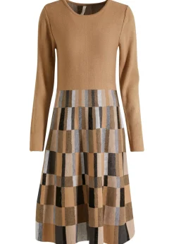 Best Vestido de punto a cuadros Mujer Vestidos|Ropa De Punto