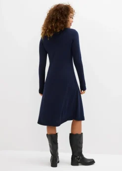 Outlet Vestido de punto acampanado Mujer Básicos|Vestidos