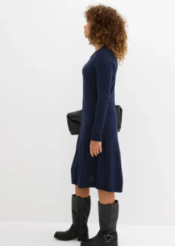 Outlet Vestido de punto acampanado Mujer Básicos|Vestidos
