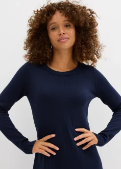 Outlet Vestido de punto acampanado Mujer Básicos|Vestidos