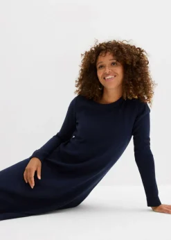 Outlet Vestido de punto acampanado Mujer Básicos|Vestidos
