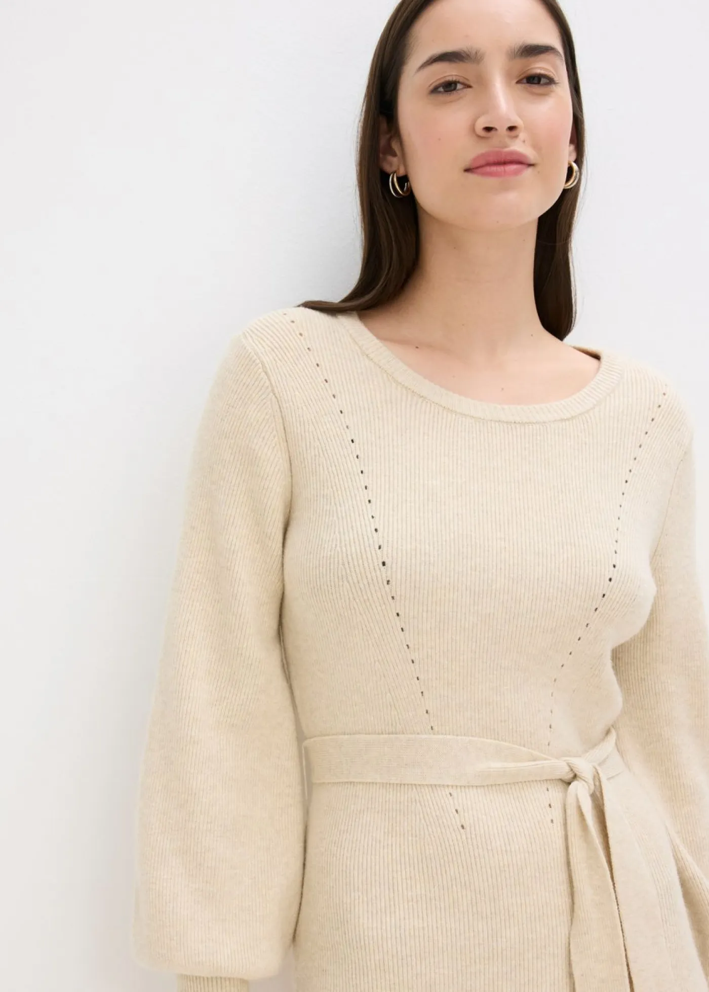 Discount Vestido de punto acanalado de mezcla de viscosa fluida Mujer Vestidos|Ropa De Punto