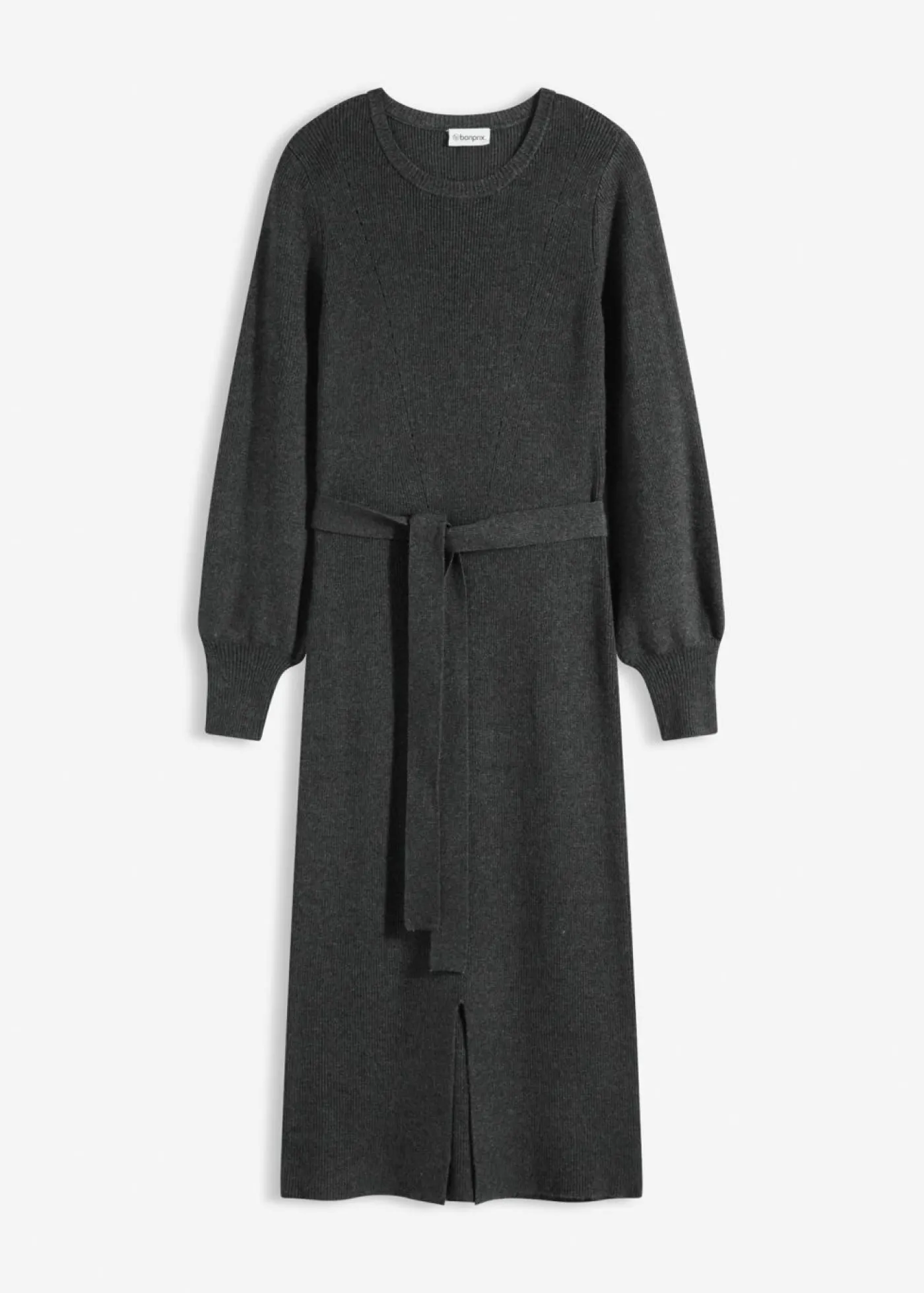 New Vestido de punto acanalado de mezcla de viscosa fluida Mujer Vestidos|Ropa De Punto