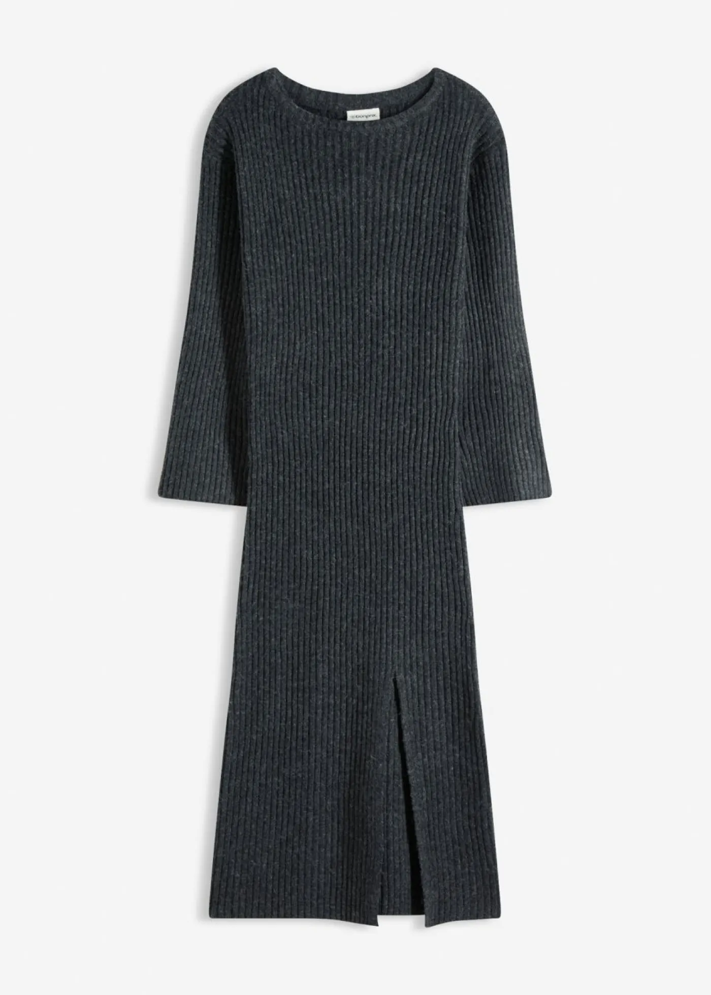 Sale Vestido de punto con abertura Mujer Vestidos|Ropa De Punto