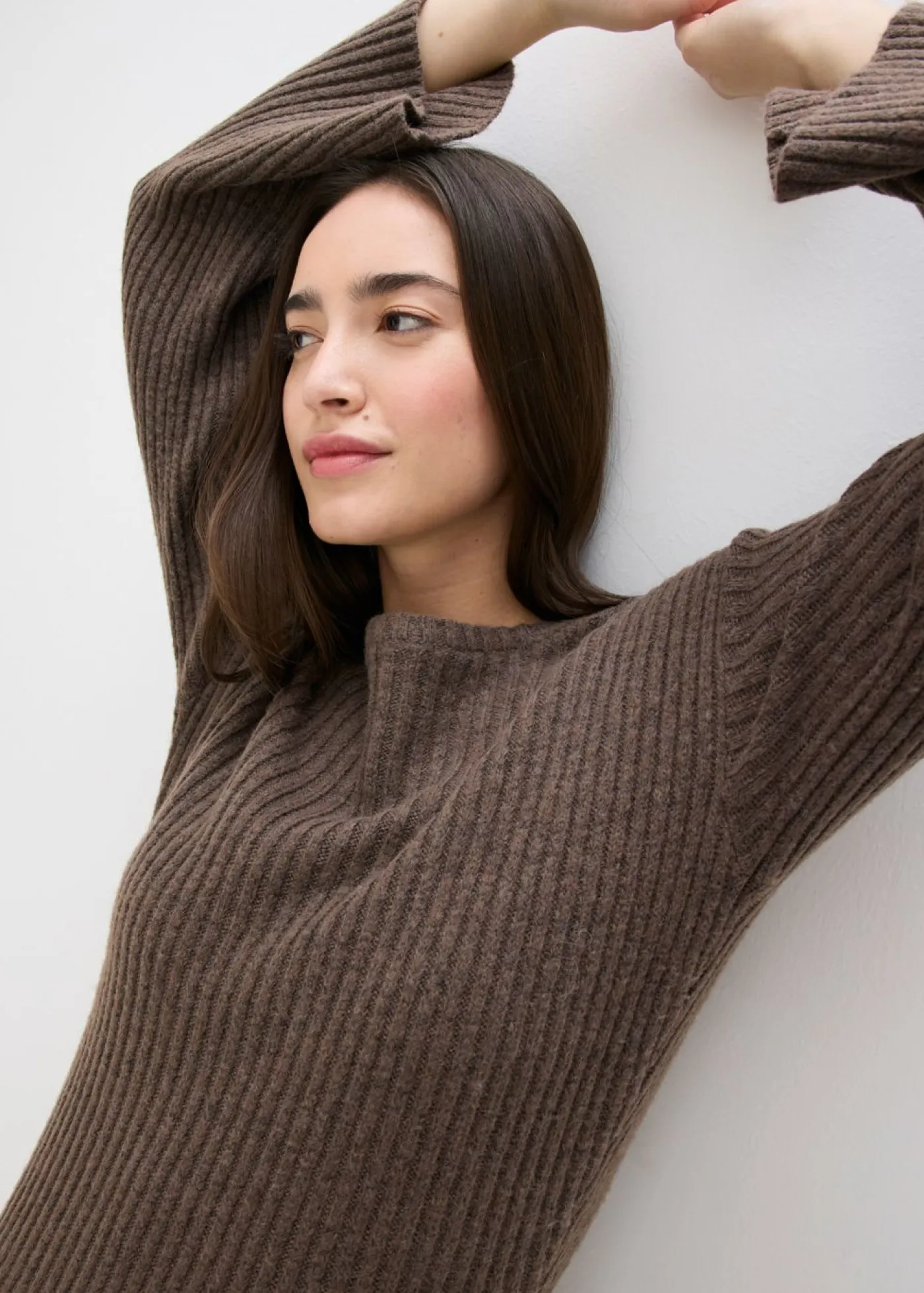 Best Vestido de punto con abertura Mujer Vestidos|Ropa De Punto