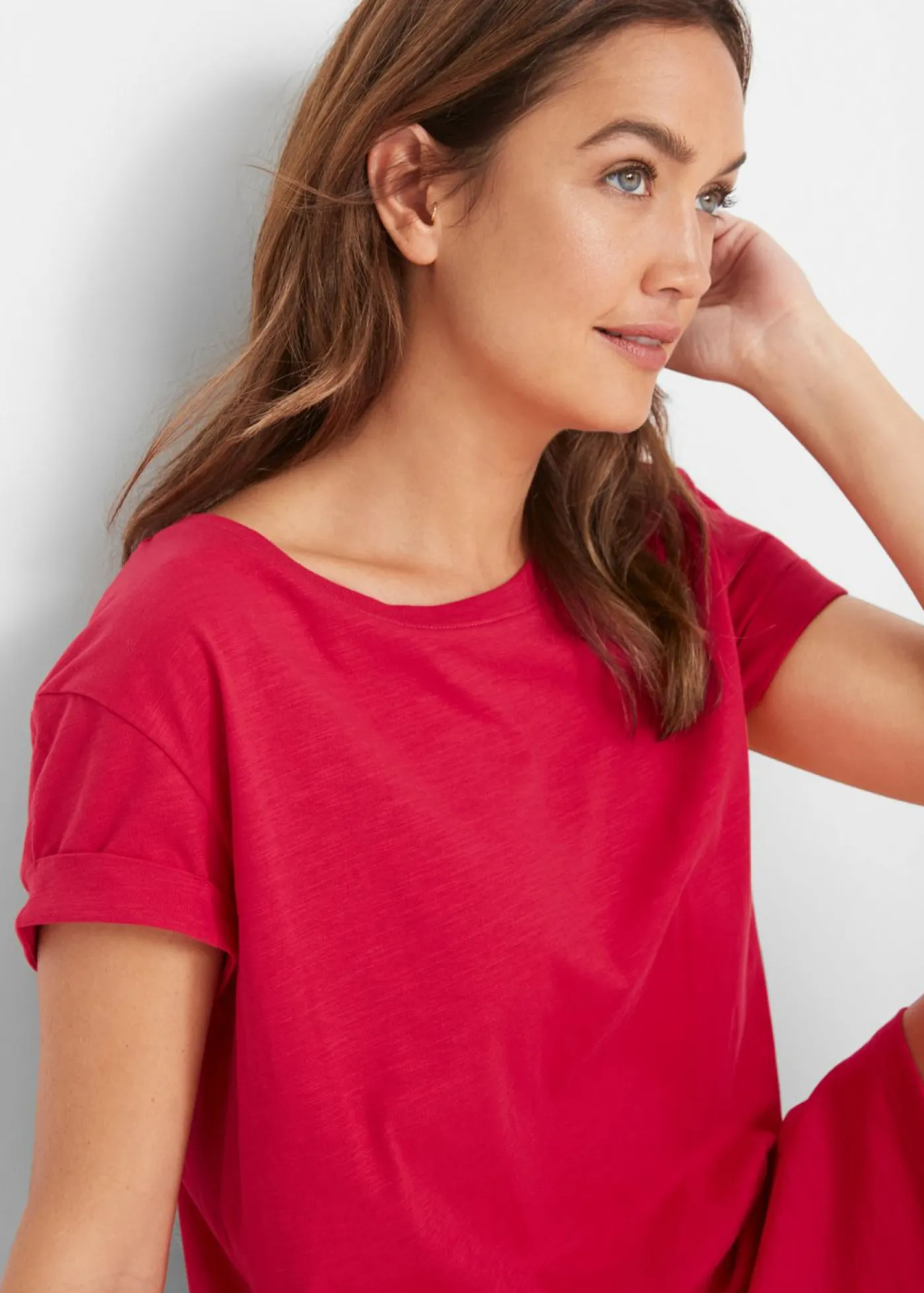 Sale Vestido de punto con algodón orgánico puro Mujer Básicos|Vestidos