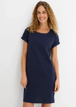 Clearance Vestido de punto con algodón orgánico puro Mujer Básicos|Vestidos
