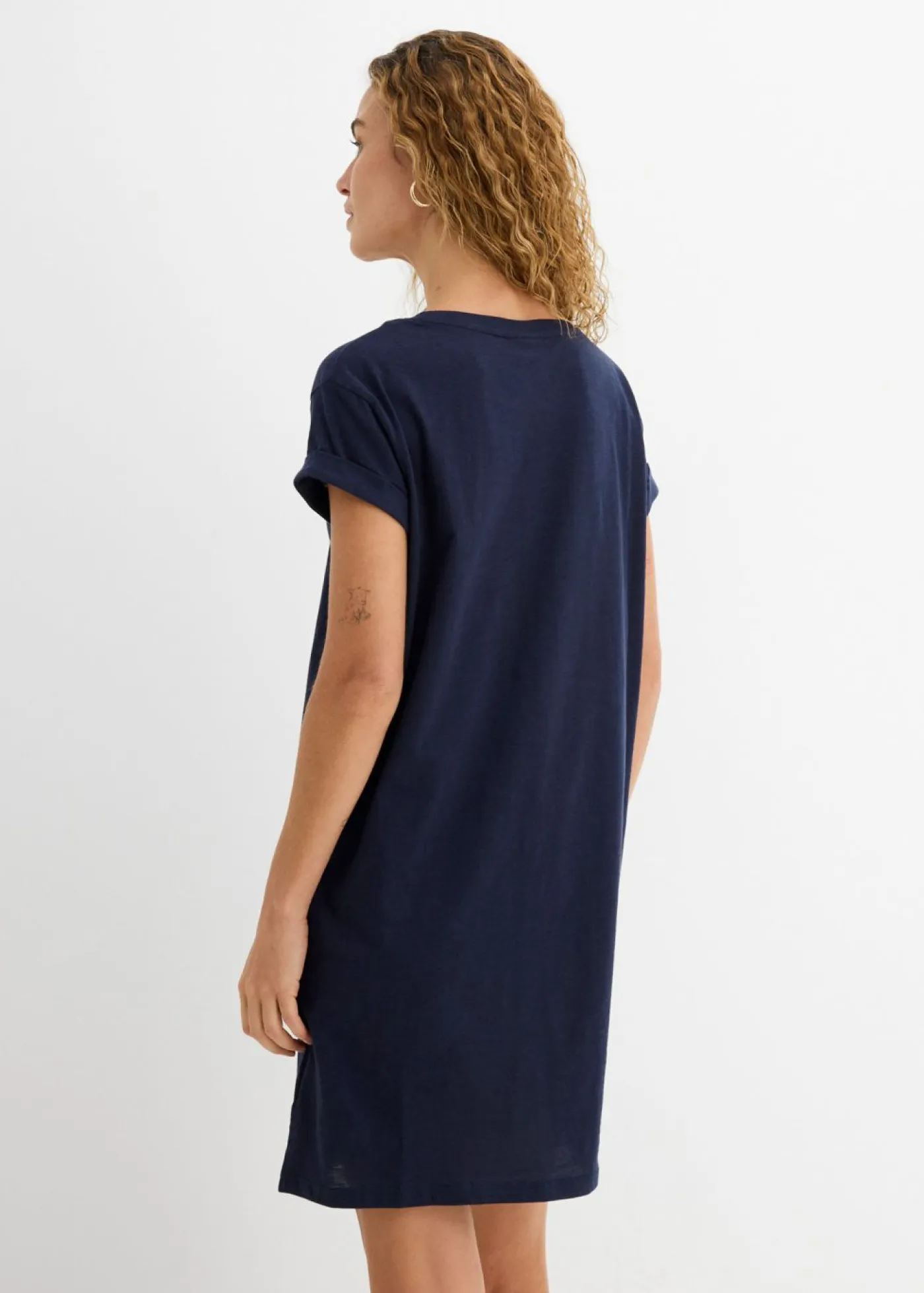 Clearance Vestido de punto con algodón orgánico puro Mujer Básicos|Vestidos