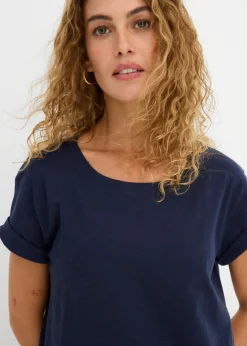 Clearance Vestido de punto con algodón orgánico puro Mujer Básicos|Vestidos