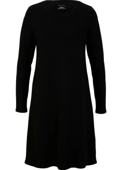 Clearance Vestido de punto con algodón reciclado Mujer Básicos|Vestidos