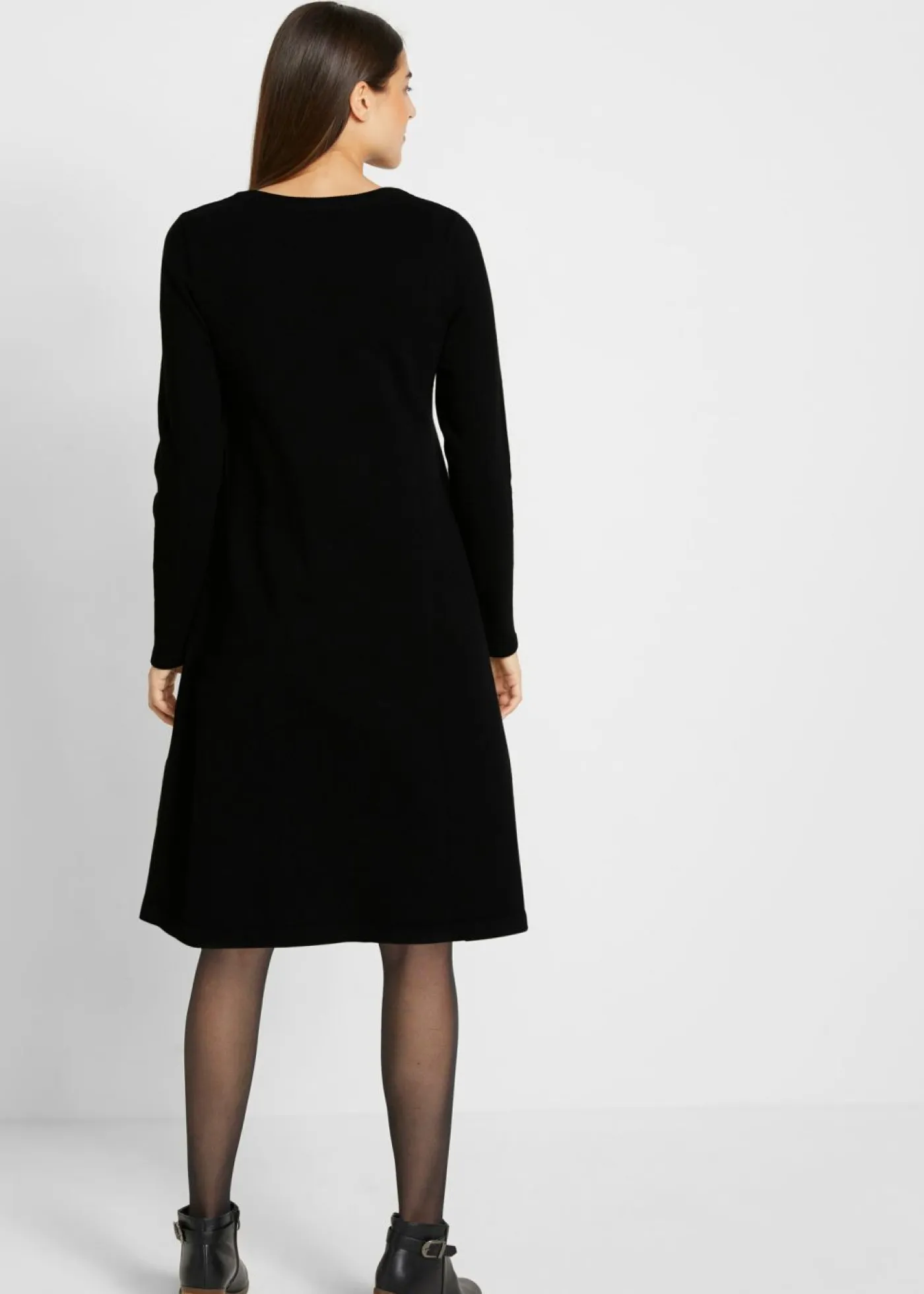 Clearance Vestido de punto con algodón reciclado Mujer Básicos|Vestidos