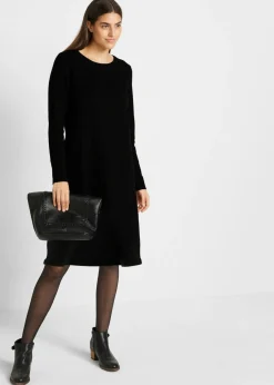 Clearance Vestido de punto con algodón reciclado Mujer Básicos|Vestidos