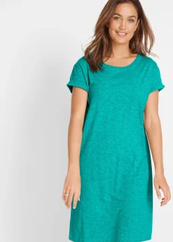 Clearance Vestido de punto con algodón orgánico puro Mujer Básicos|Vestidos