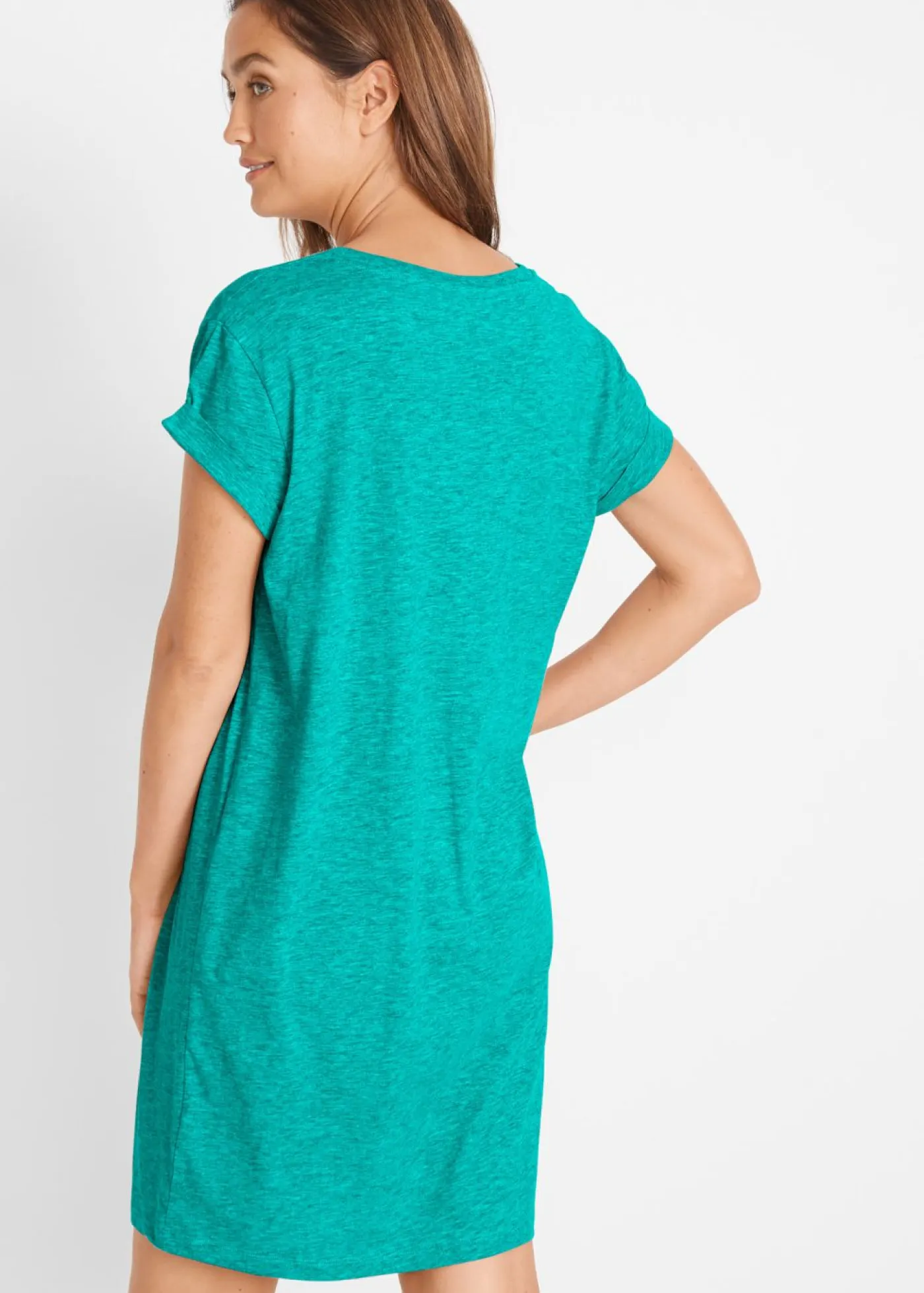 Clearance Vestido de punto con algodón orgánico puro Mujer Básicos|Vestidos