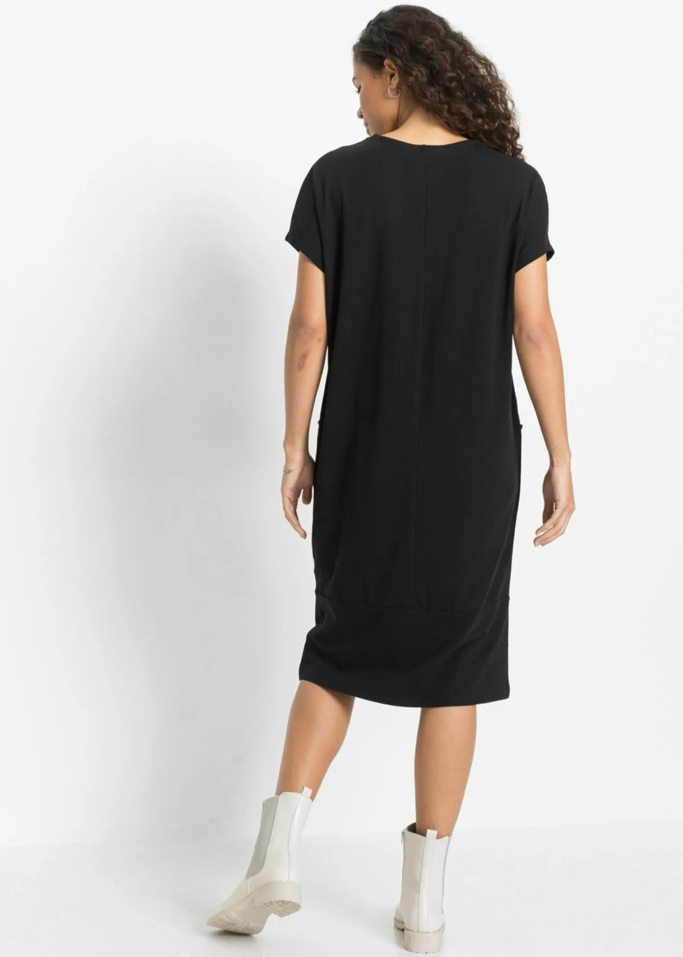 Vestido de punto con bolsillos Mujer Vestidos|Novedades