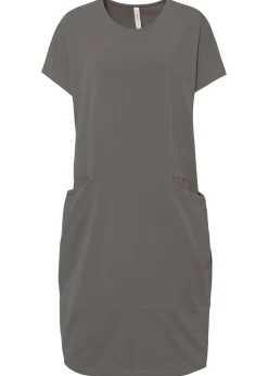 Sale Vestido de punto con bolsillos Mujer Vestidos|Novedades