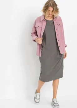 Sale Vestido de punto con bolsillos Mujer Vestidos|Novedades