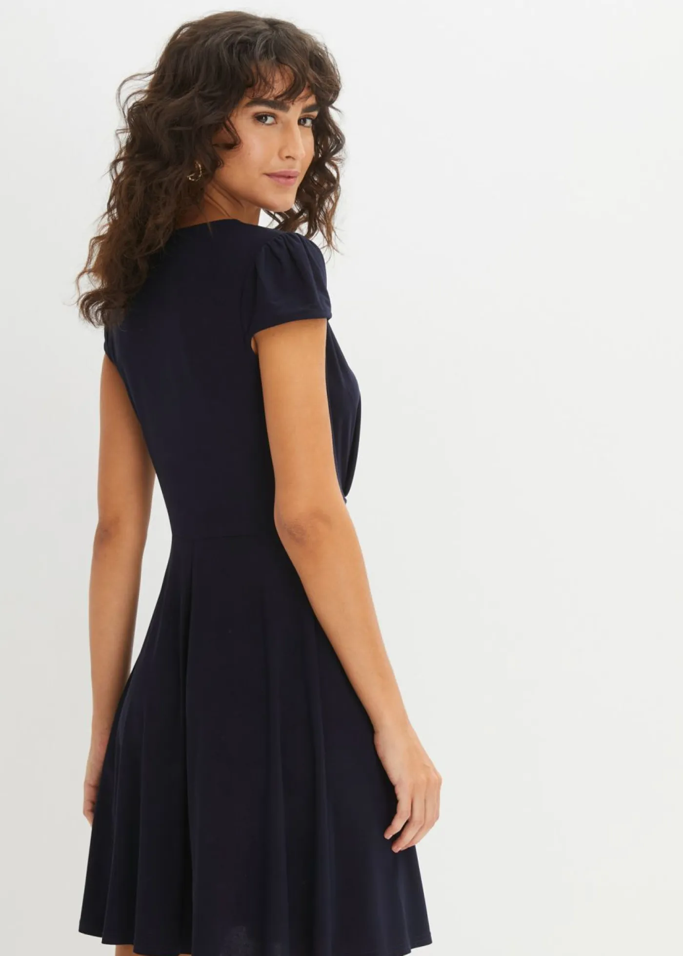 Sale Vestido de punto con cierre decorativo Mujer Tallas Pequeñas