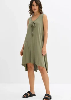 Clearance Vestido de punto con cordón Mujer Vestidos