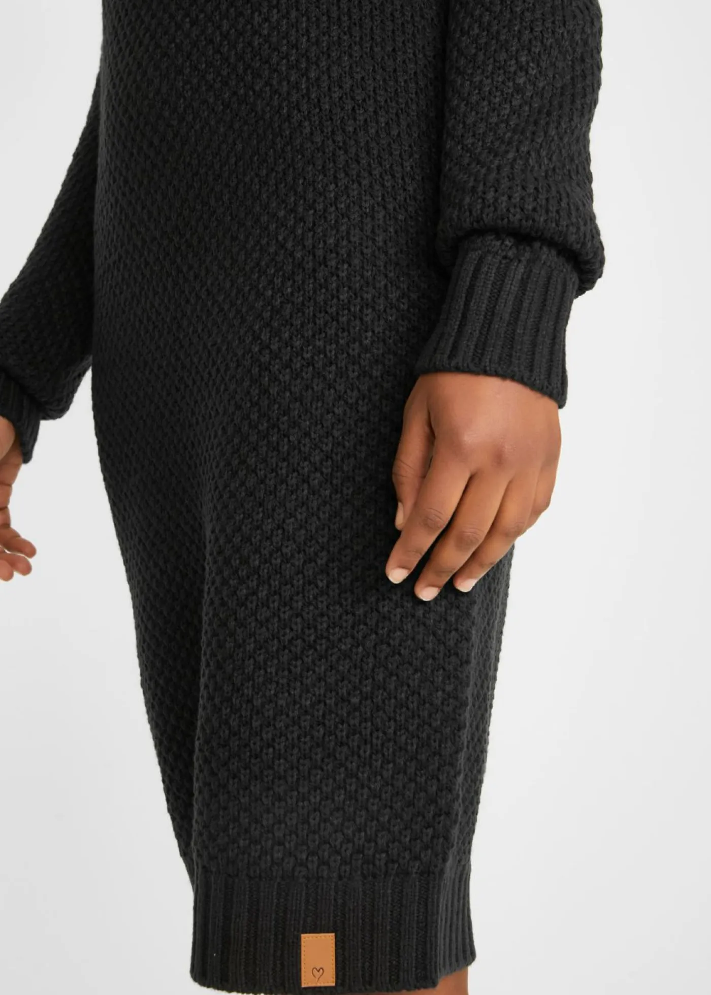 Sale Vestido de punto con cuello tipo chal Mujer Vestidos|Ropa De Punto