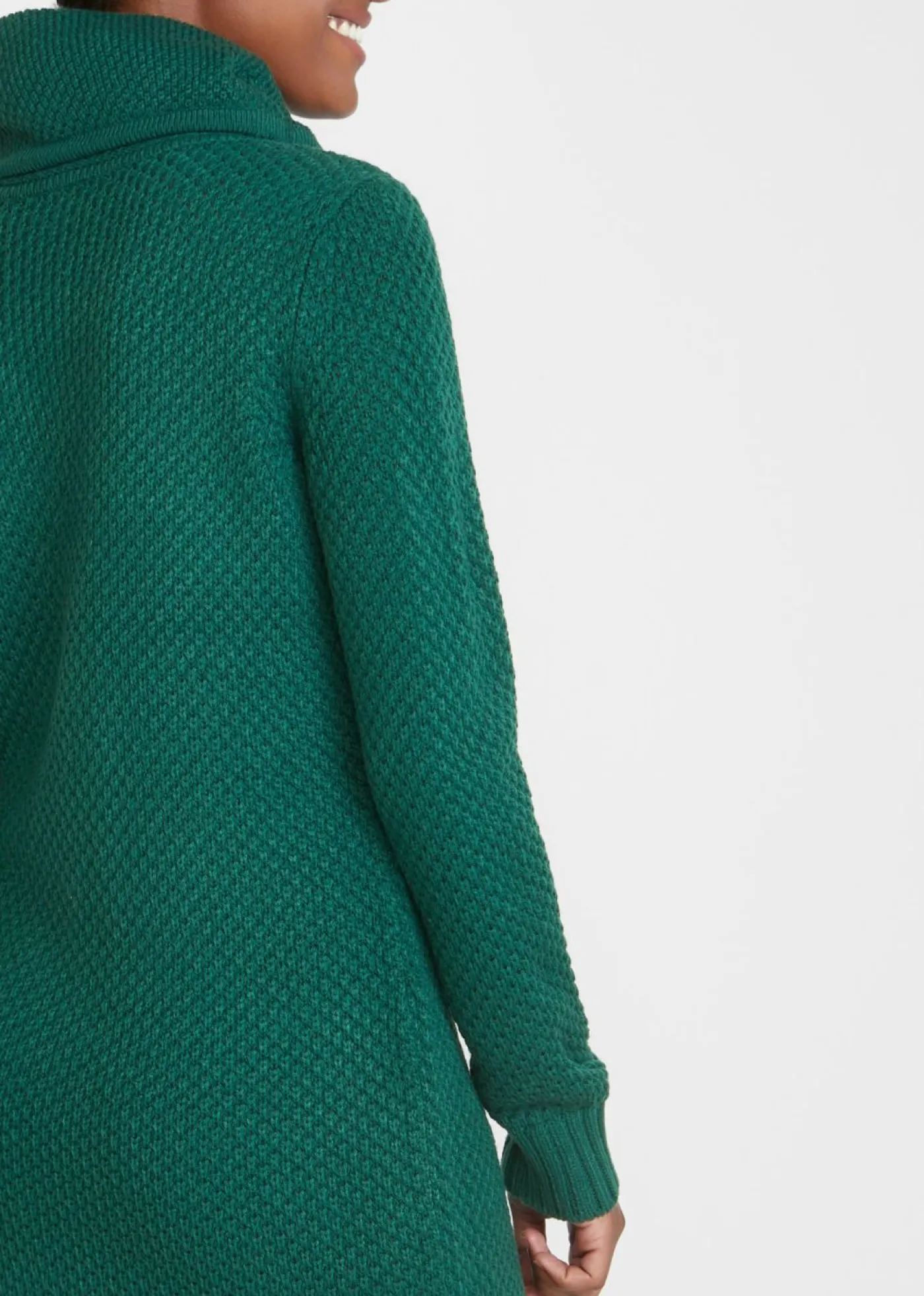 Discount Vestido de punto con cuello tipo chal Mujer Vestidos|Ropa De Punto